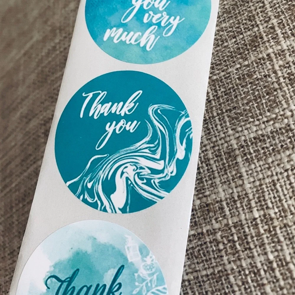 100 ~1.5” Thank You Boutique Stickers 🌟🆕🌟 2 For $15(Bundle & Save)